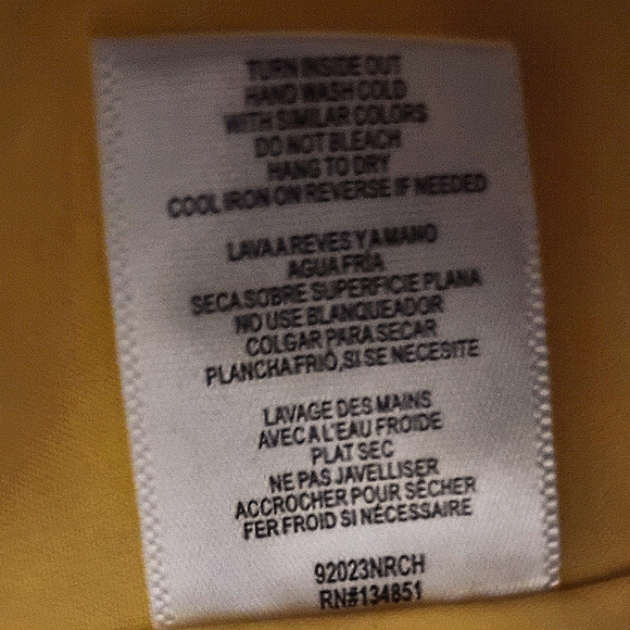 WAYFE Smock Top Midi Dress Yellow Size Small (2-4) - Picture 4 of 8